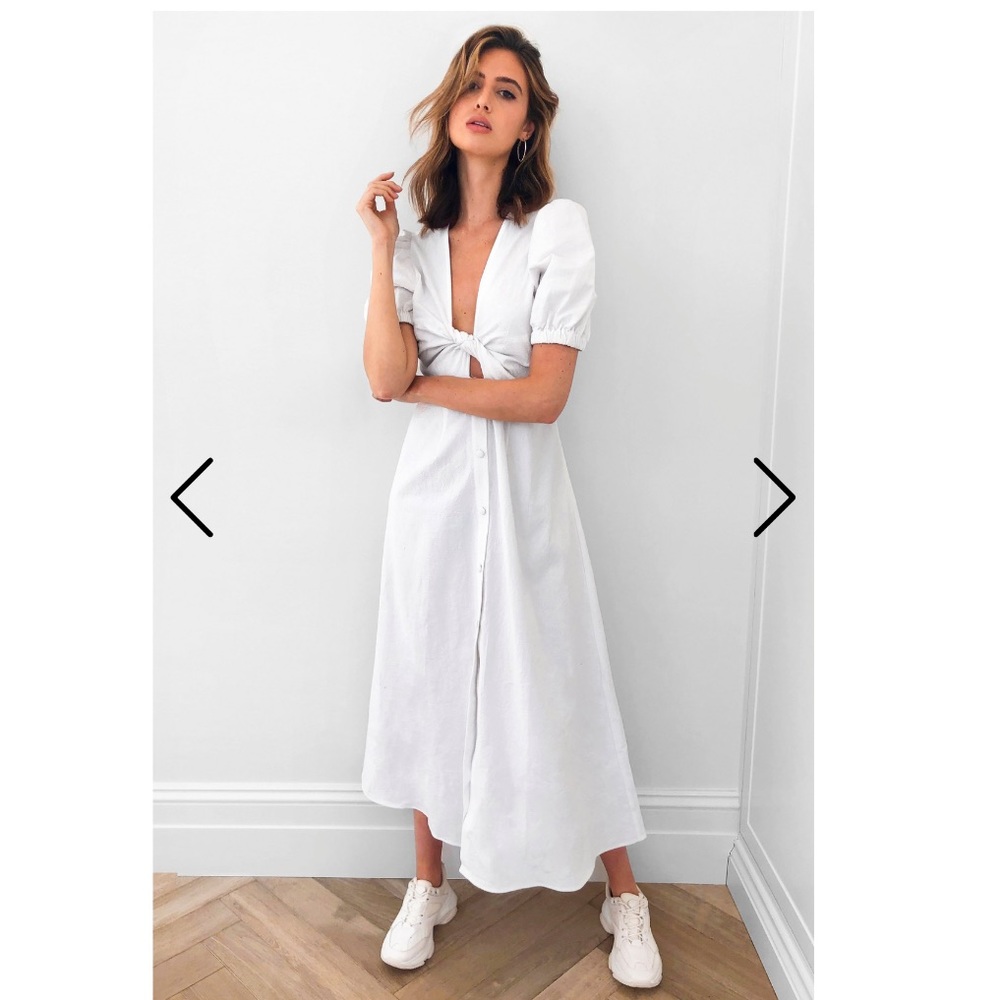 Nasty Gal Front Tie Dress